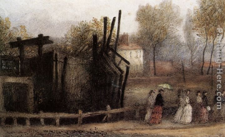 James Smetham Ladies Promenading